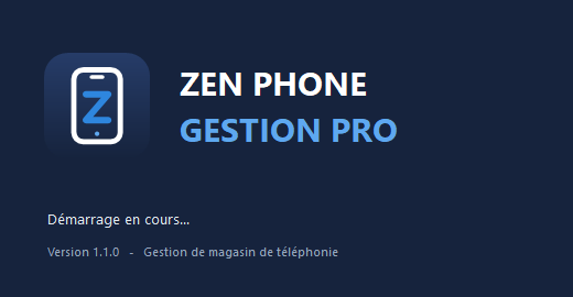 Captures d'écran — ZEN PHONE GESTION PRO